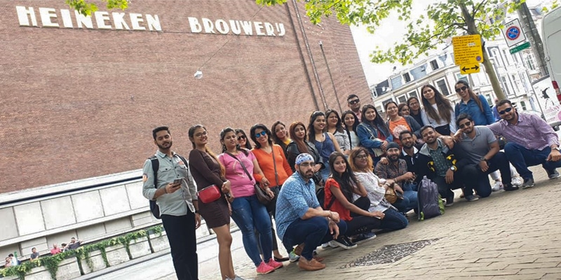 NDIM Students Visit in Heineken Amsterdam