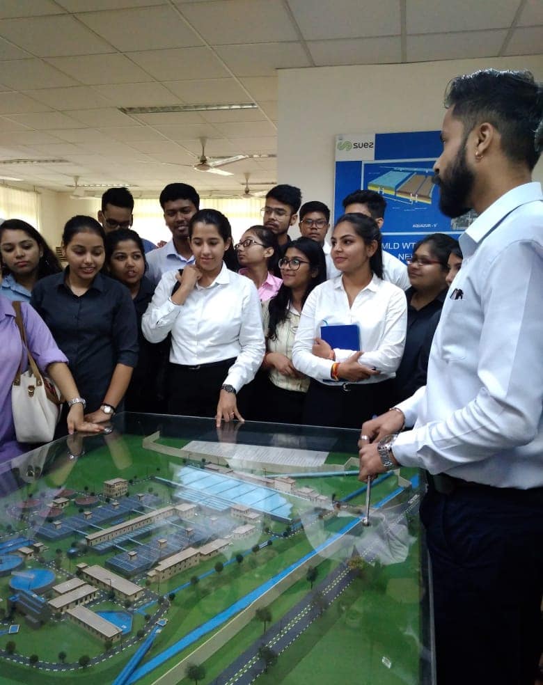 NDIM Students Visit in Suez Water Treatment Plant