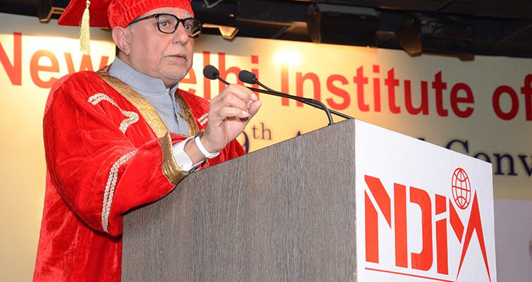 Chief Guest at NDIM Convocation