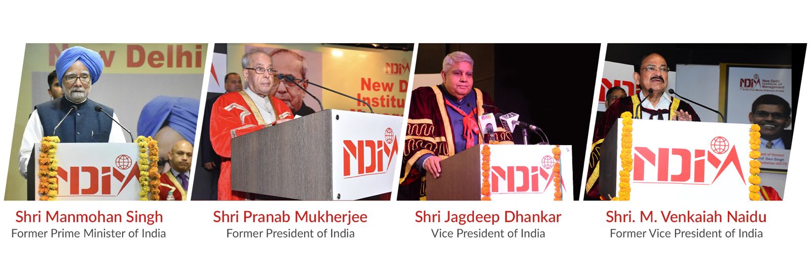 India’s Top Leaders at NDIM Events